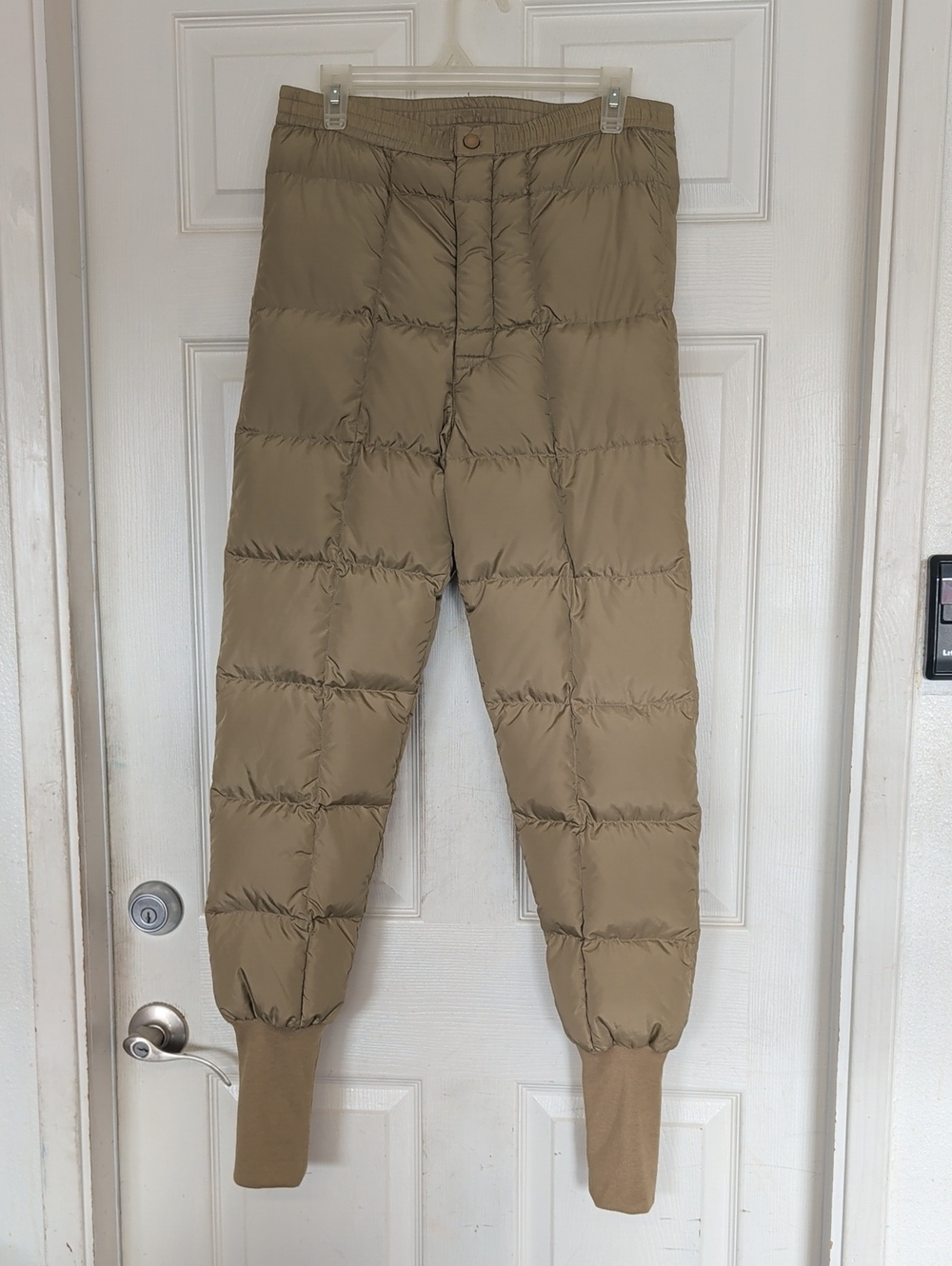 Cabelas Premier Northern Goose Down Insulated Puffer Base Layer Pants Mens Small